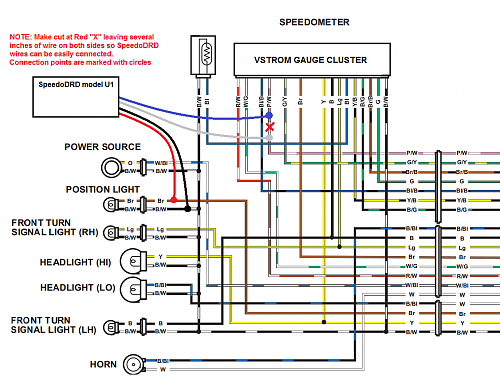 SpeedoDRD S1 Speedo Calibrator Plug-In Suzuki V-Strom DL1000 650  2002-2014 